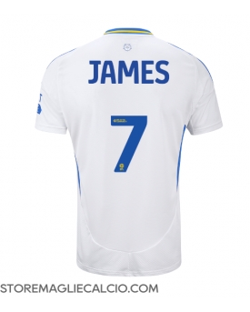 Leeds United Daniel James #7 Maglia Gara Casa Repliche 2024-25 Maniche Corte Leeds United Daniel James #7 Maglia Gara Casa Repliche 2024-25 Maniche Corte